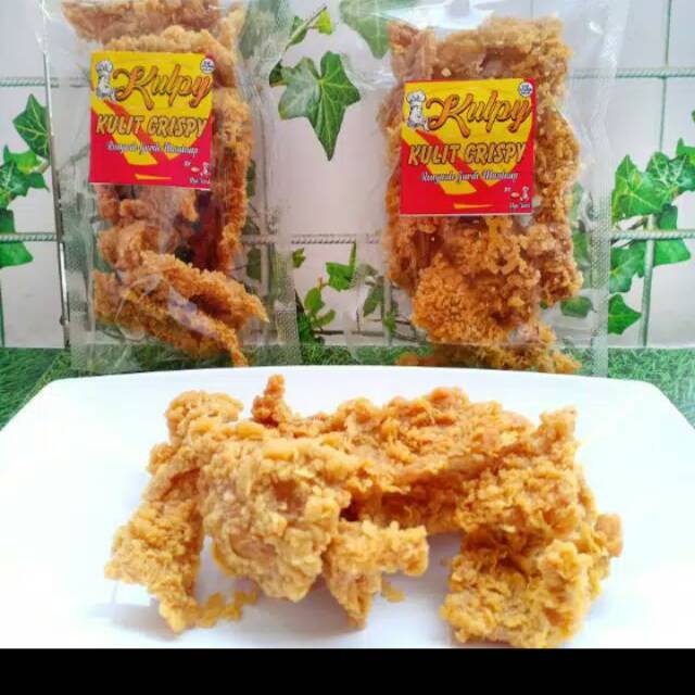 

Kulpy keripik kulit ayam crispy original.