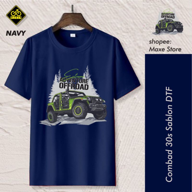 Kaos Offroad_ijo/ Kaos Offroad/ Kaos Mobil Offroad/ Maxe Store/ Kaos Maxe Store/ t-shirt offroad/ t-