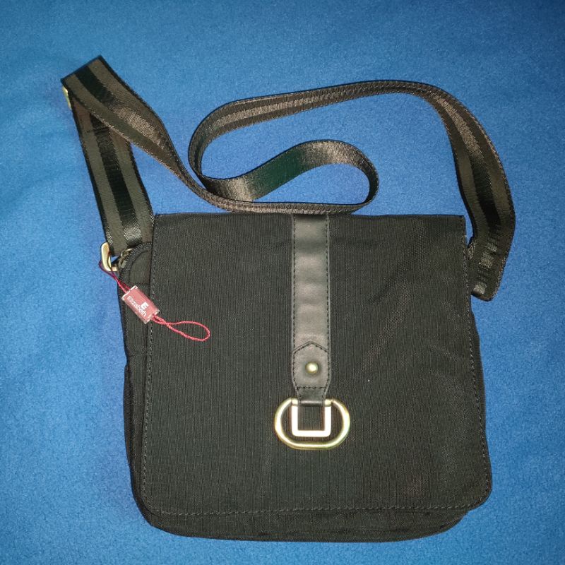 Tas Elizabeth Selempang Kantor Wanita Kasual Cassual Hitam