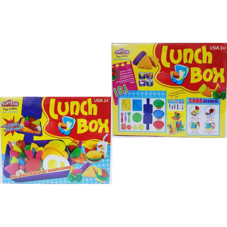 MALAM FUN DOH LUNCH BOX ( MAINAN ANAK )