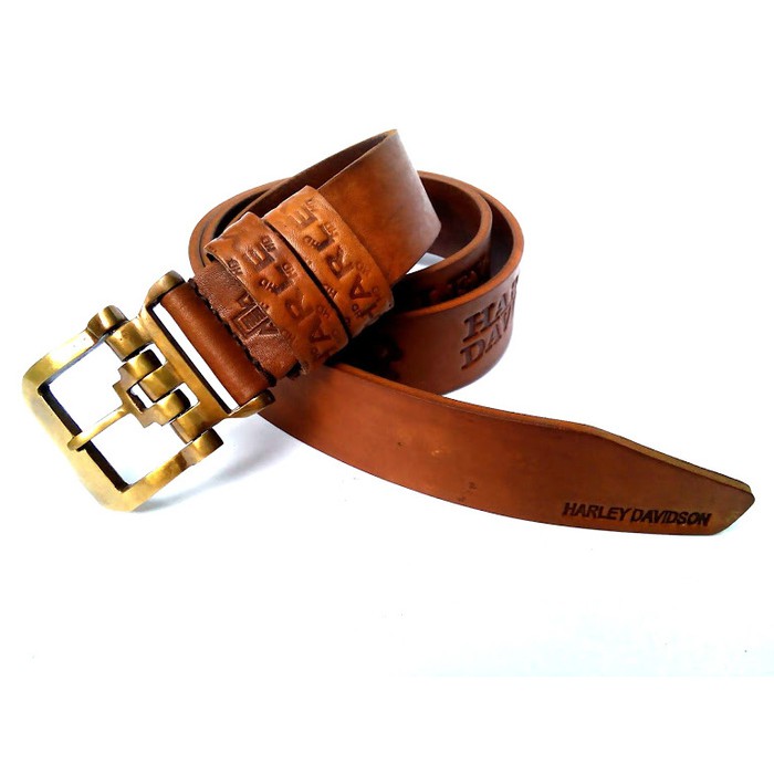 Sabuk Harley Davidson DH01 kulit asli