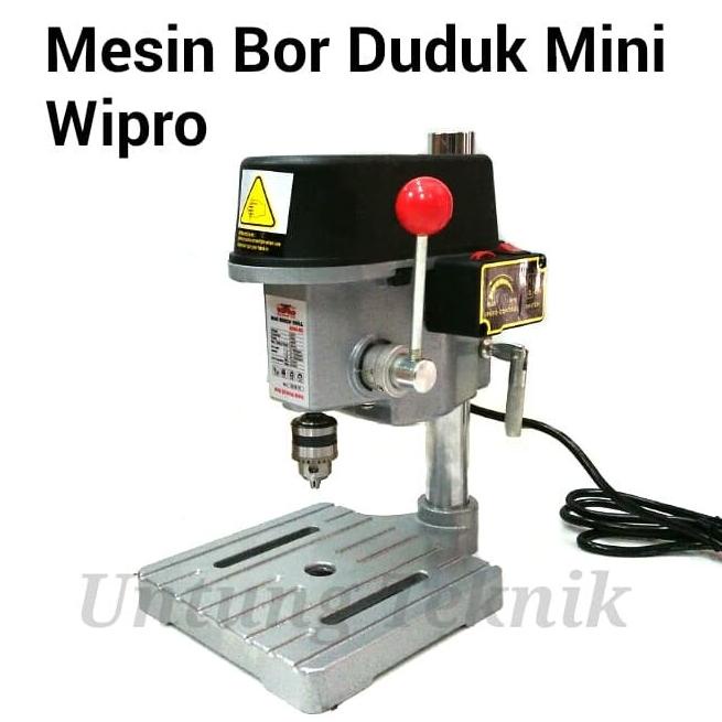 Wipro 6.5Mm Mesin Bor Duduk Mini - Variable Speed Mini Bench Drill Murah