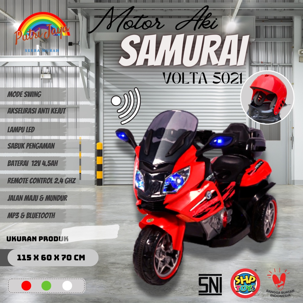 Motor Aki Anak Samurai Volta 5021
