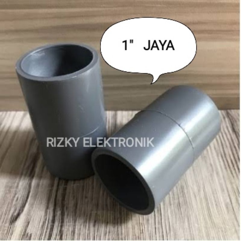 Sok Sock 1 inch dim Socket Sambungan Pipa PVC JAYA