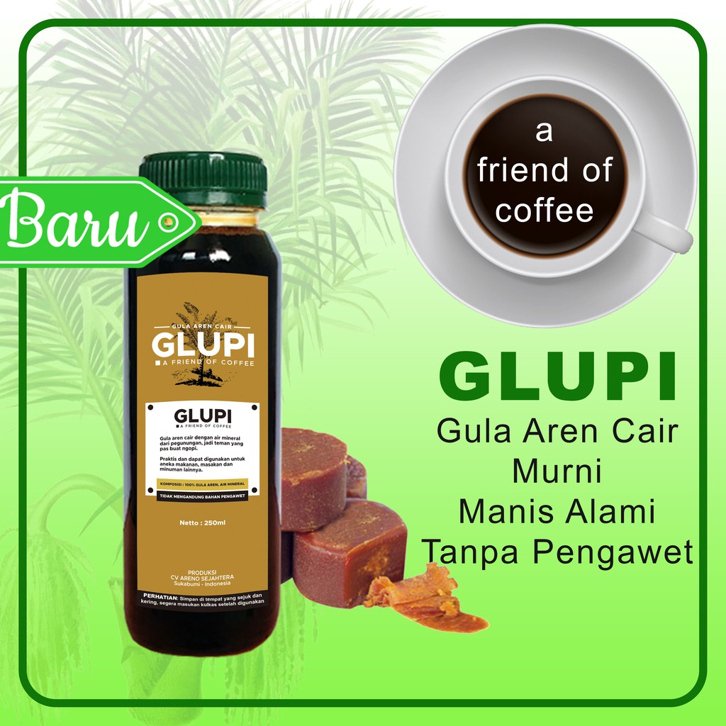 

Gula Aren-Kawung-Enau Cair | Campuran Kopi Robusta | Glupi