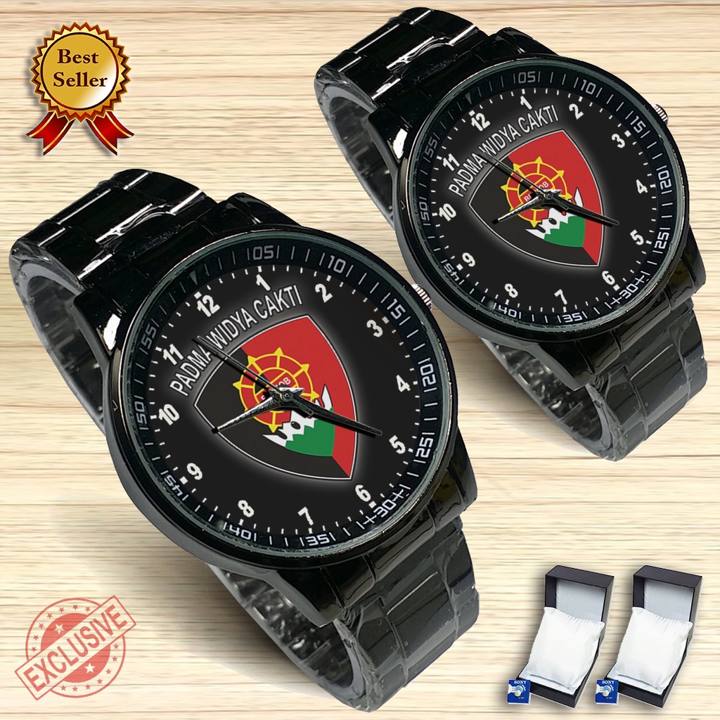 {Exclusive} Jam Tangan Couple PUSDIK BRIMOB (Satuan/Seapasang)