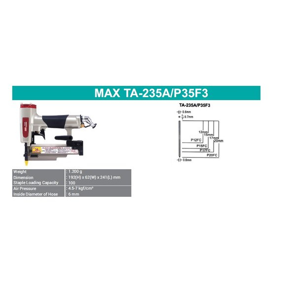 

Air Niler MAX TA-235A - P35F3