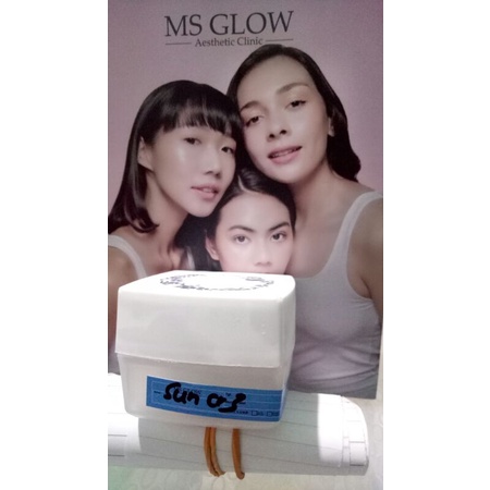 Cream Sunblock Moistcream SPF 50 Cr 3 MS Glow ORIGINAL.