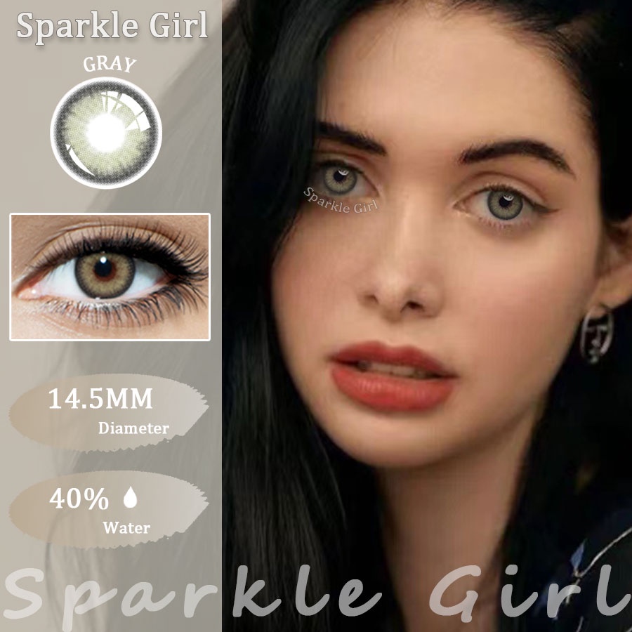 Eyeshare Myakhie Softlens Minus(-1 ~ -6) 14.2mm Brown Gray Minus Softlens