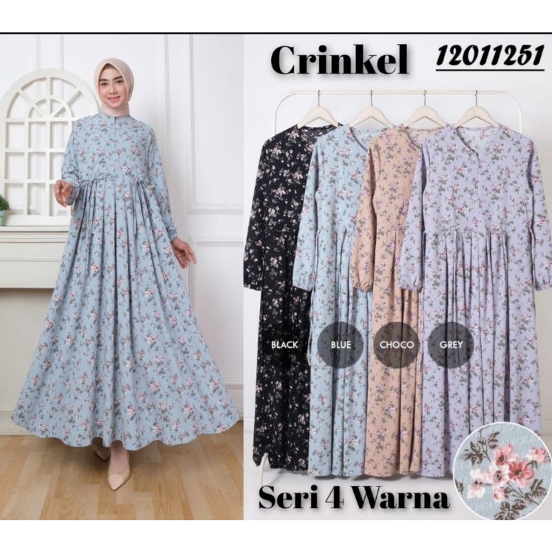 GAMIS BUNGA CRINKEL MREK NHM#12011251