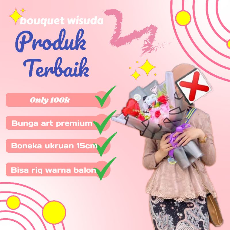 

Bouquet wisuda/buket wisuda/bouquet pelulusan/buket pelulusan/Bouquet bunga/buket bunga