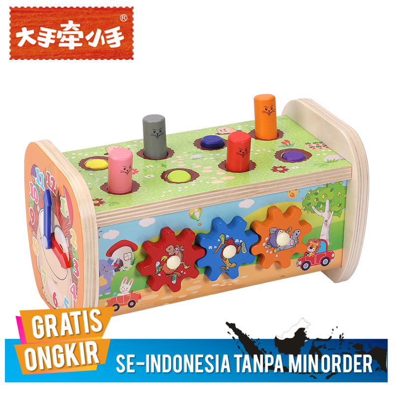 Jual Wooden Toys With Big Hands And Small Hands For Children | Shopee ...