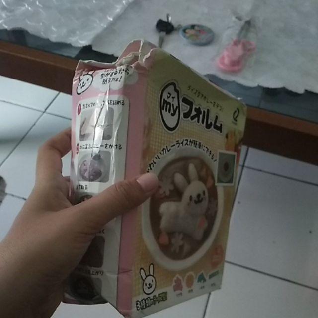 Cetakan Nasi Bento Set 4in1 Lumba Lumba Kelinci Matahari Nori/ Cetakan Agar Puding /cetakan Bento