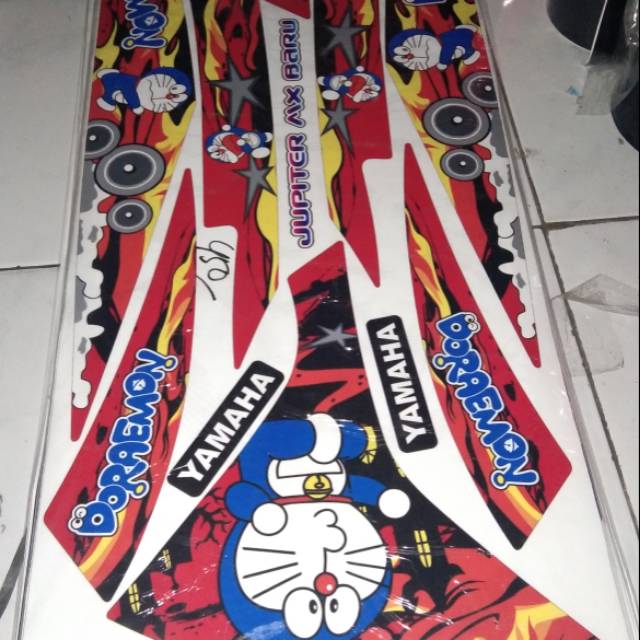 Lid variasi njmx doraemon merah