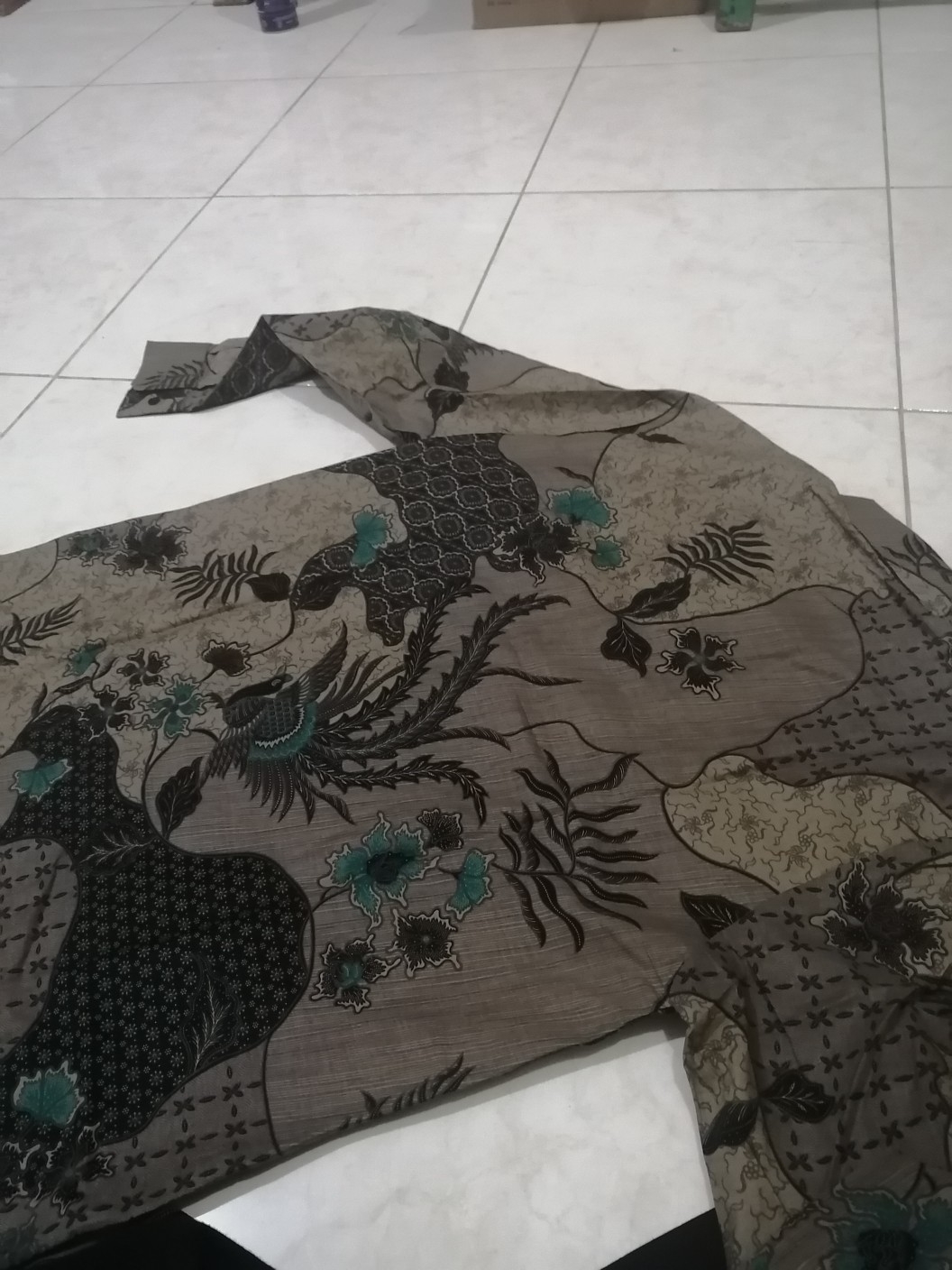 Kemeja Batik Prabu Bahan Katun Baturaden Reguler Fit A539
