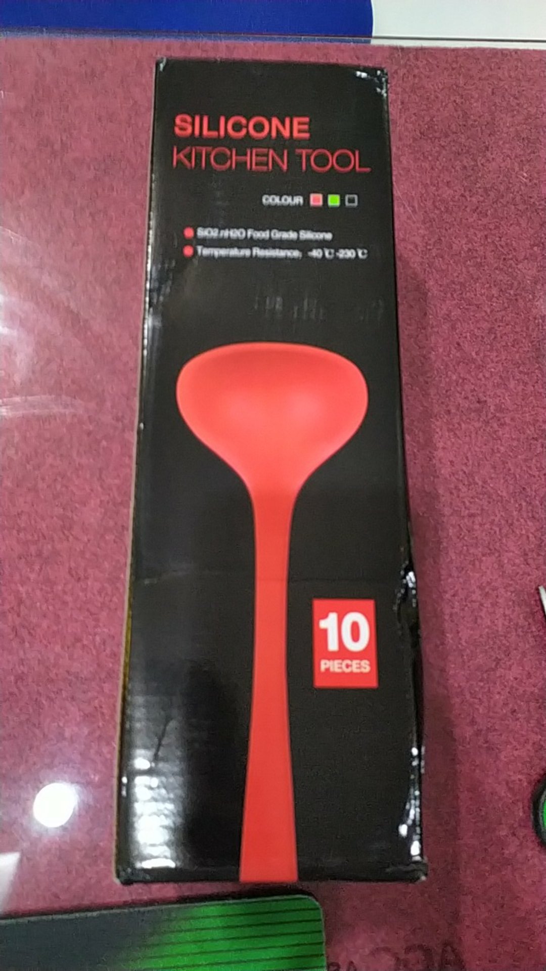 Sodet Silicone 10 Pcs Bpa Free  - Spatula Anti Panas, Anti Baret Wajan