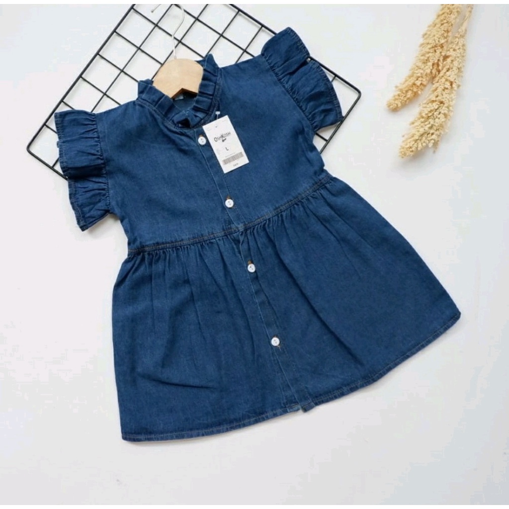 DRESS VANESHA DRESS JEANS ANAK 2-5th Dress anak Jeans DRESS VANESHA / DRESS JEANS ANAK