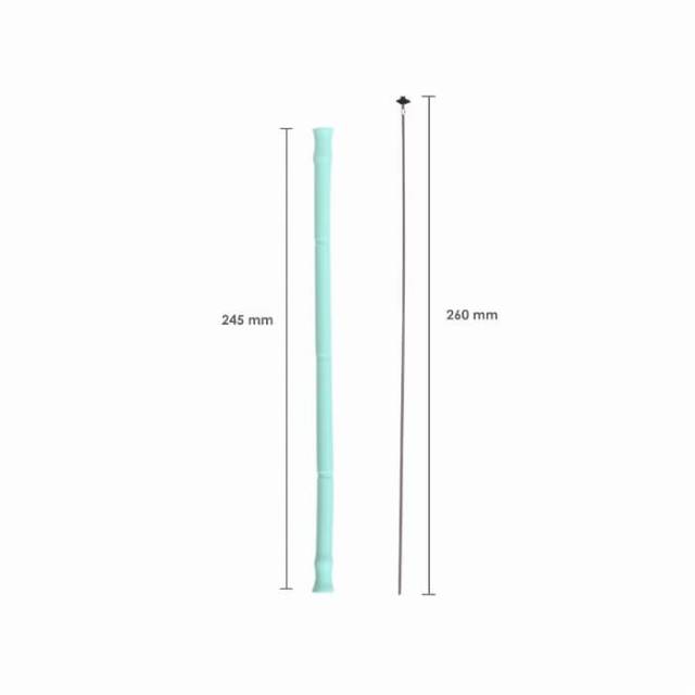 Babyqlo Travel Silicone Straw Sedotan Silikon