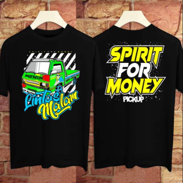 Baju tshirt kaos distro driver muda L300 lintas malam