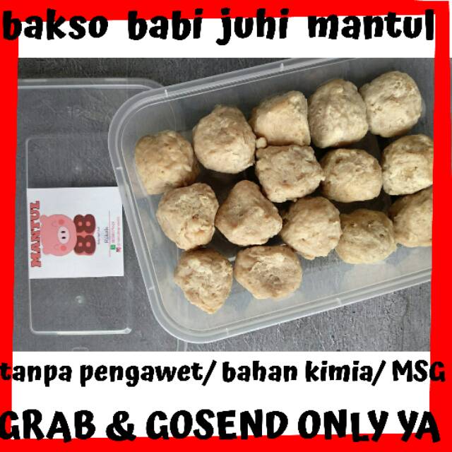 

BAKSO BABI JUHI ISI 15 BUTIR BASO B2 FROZEN BISA GORENG ATAU REBUS ENAK HOMEMADE