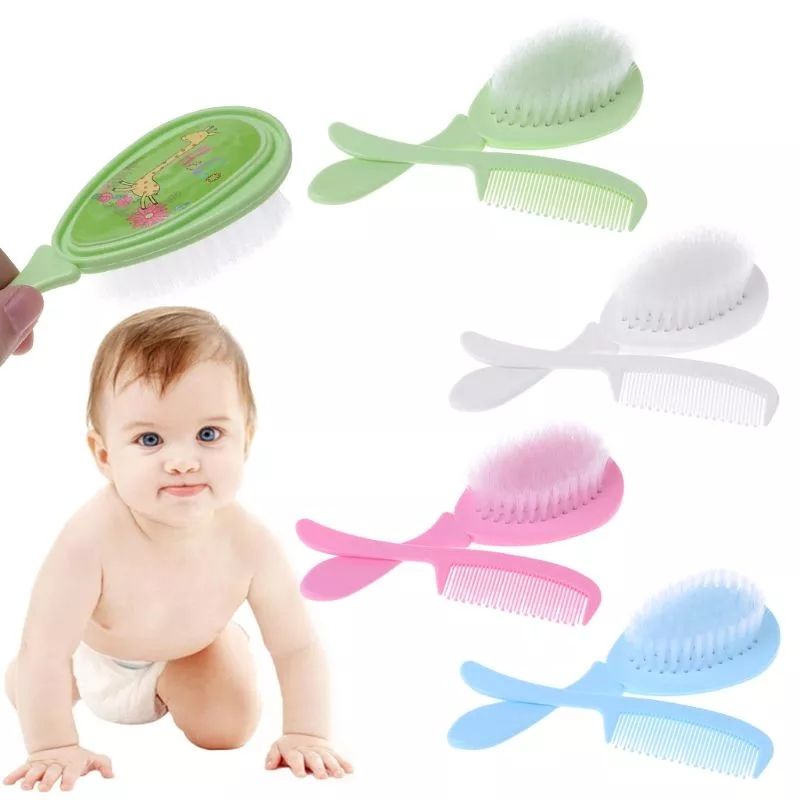 2in1 Sisir Bayi dan Anak Karakter Import