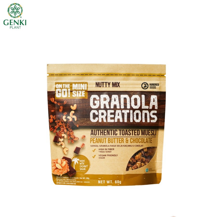 

Granola Creations Toasted Muesli Peanut Butter & Chocolate - 60 g