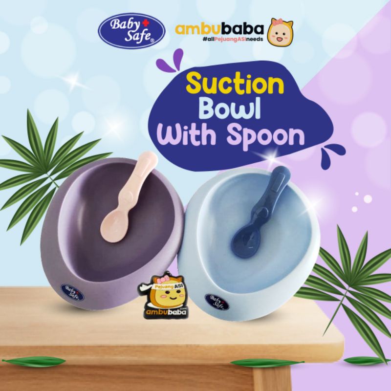 Baby Safe Suction Bowl With Spoon