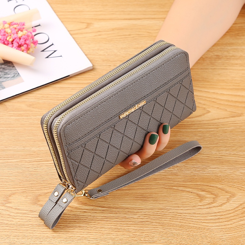 CYS Dompet Wanita Panjang Dompet Wanita Kekinian Dompet Wanita Import Real Pict Dompet Wanita Fashion Termurah Dompet Lipat Panjang D55