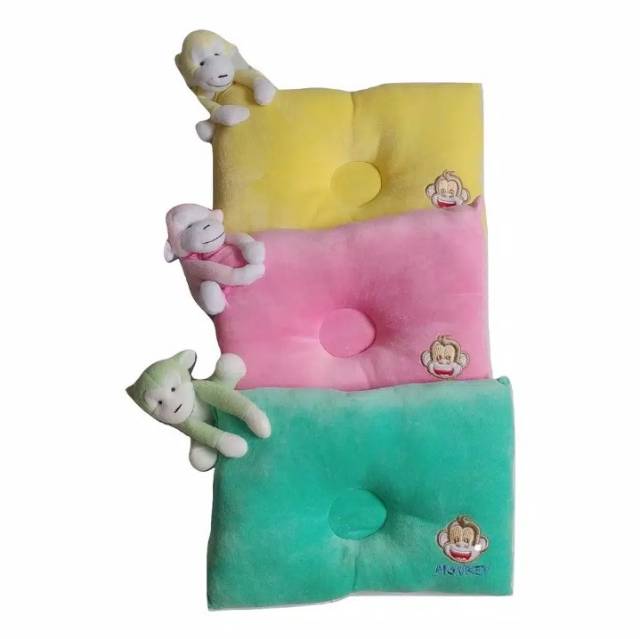 Bantal peyang happy baby / bantal anti peyang / bantal bayi / bantal tidur bayi / bantal boneka