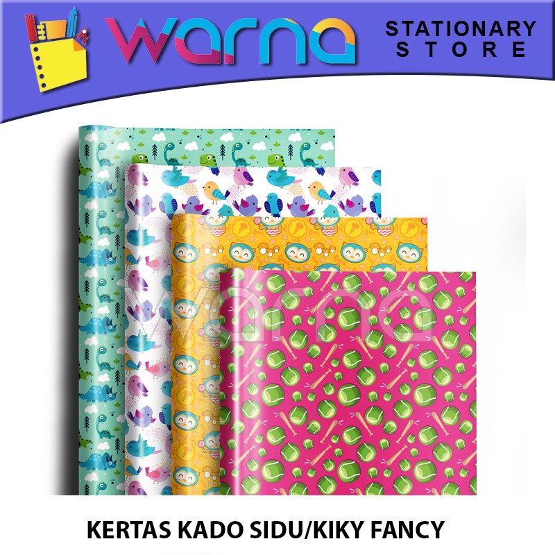 

KERTAS KADO SIDU KIKY GELATIK FANCY MOTIF/BATIK