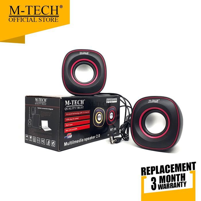 Speaker M-Tech MT-06 Multimedia PC Komputer Laptop Mtech MT06