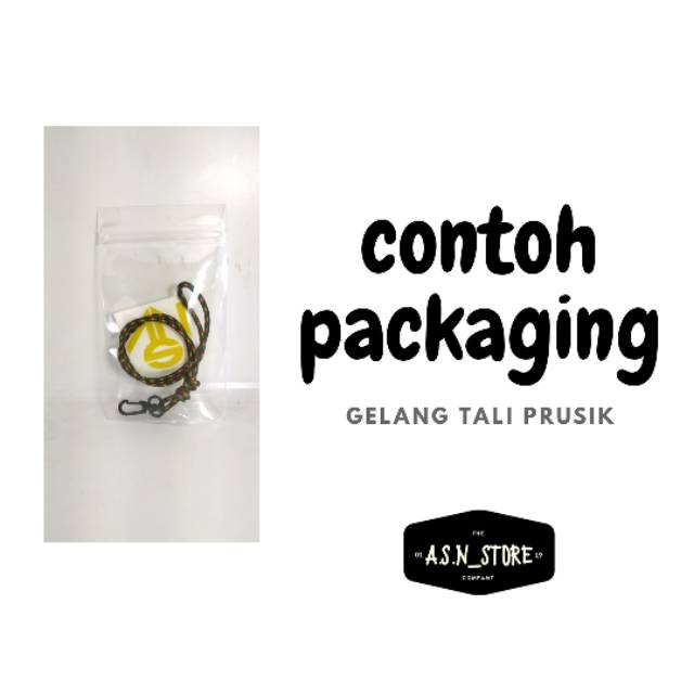 Gelang Tali Pria Prusik Jangkar Motif Strip Unisex Pria Wanita - Prusik Gelang Tali