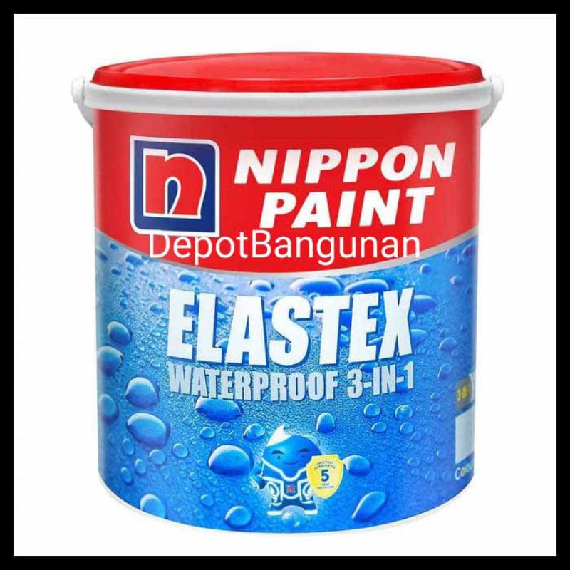 Cat Tembok Elastex Waterprofing Cat Nippon Paint Elastex 4 KG PAKET