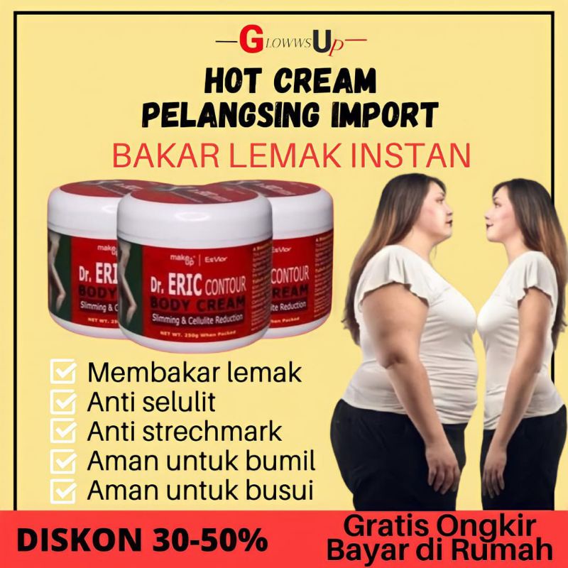 VIRAL Krim Pelangsing Penurun Berat Badan Pembakar Lemak Dr Eric Contour Slimming Cream Body Culture