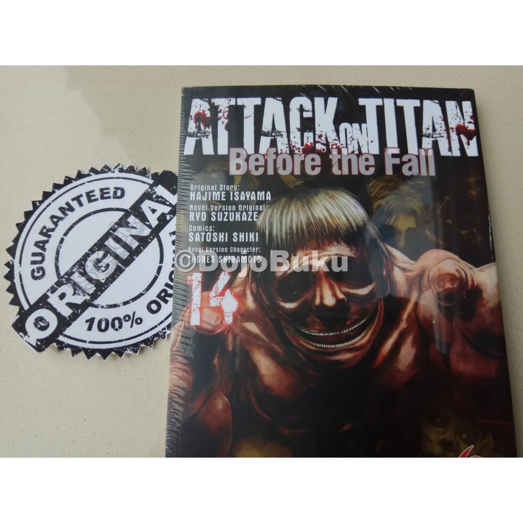 Komik Seri : Attack on Titan Before The Fall ( Hajime Isayama )