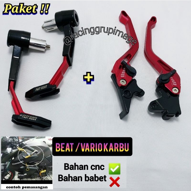 handle rem beat vario karbu model setelan dan proguard cnc