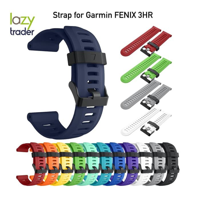 J61Q8 Jam Tangan Pria - Cowok - Man Original Keren Limited  Strap Band Watch Garmin Fenix 3 Hr - Tal