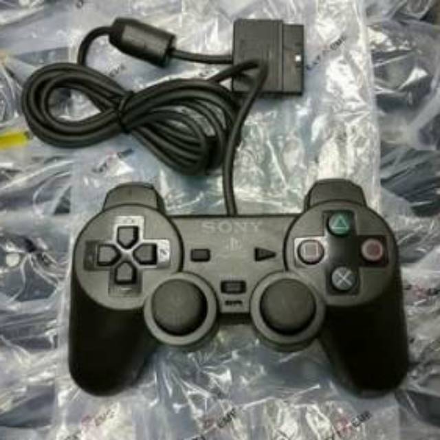 Stik Stick Joystik Joystick PS2 Hitam TW Non Packing