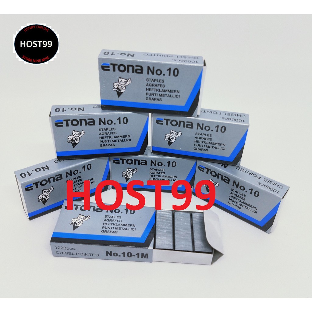 

ISI STAPLES NO10 KECIL HEKTER REFILL STAPLER NO 10 SMALL ETONA