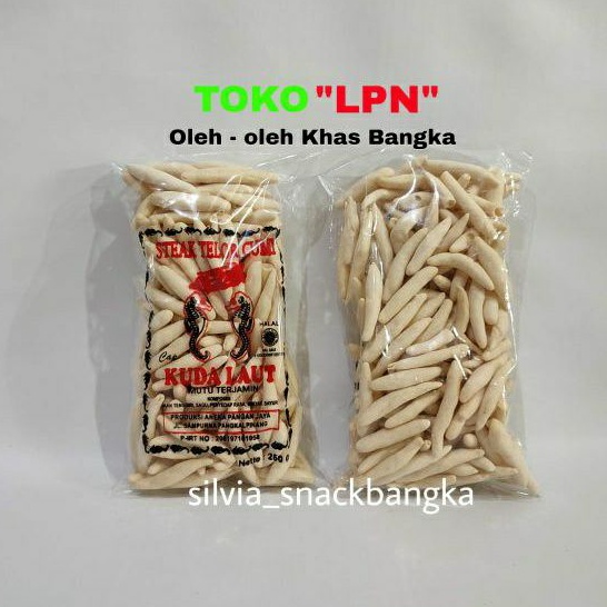 

Kricu Super Telor Cumi Khas Bangka Merk Kuda Laut 250 gram