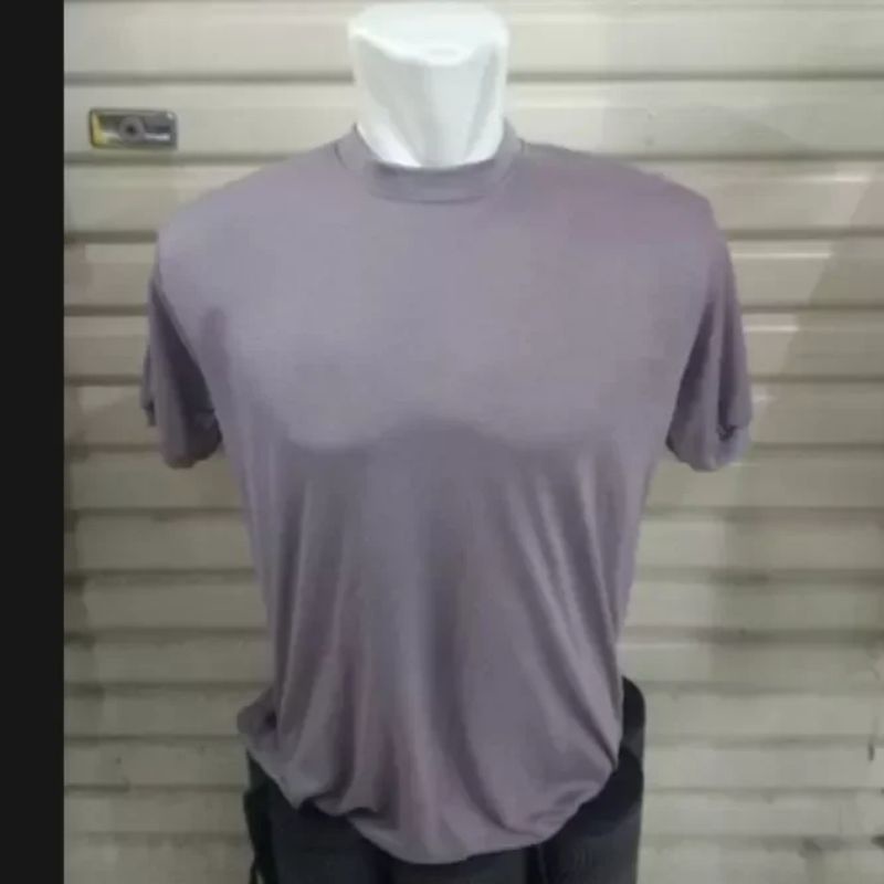 Kaos satpam coklat polos Kaos dalam security polos Kaos oblong polos coklat
