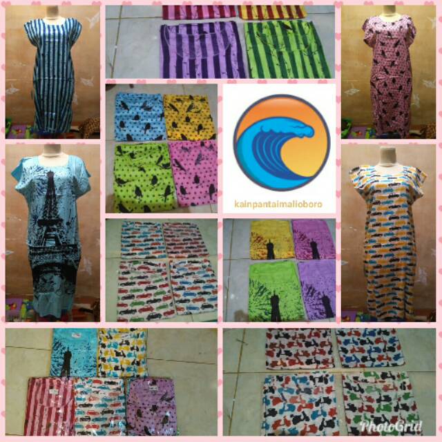 Daster midi, daster ibu, daster murah, daster tanpa lengan