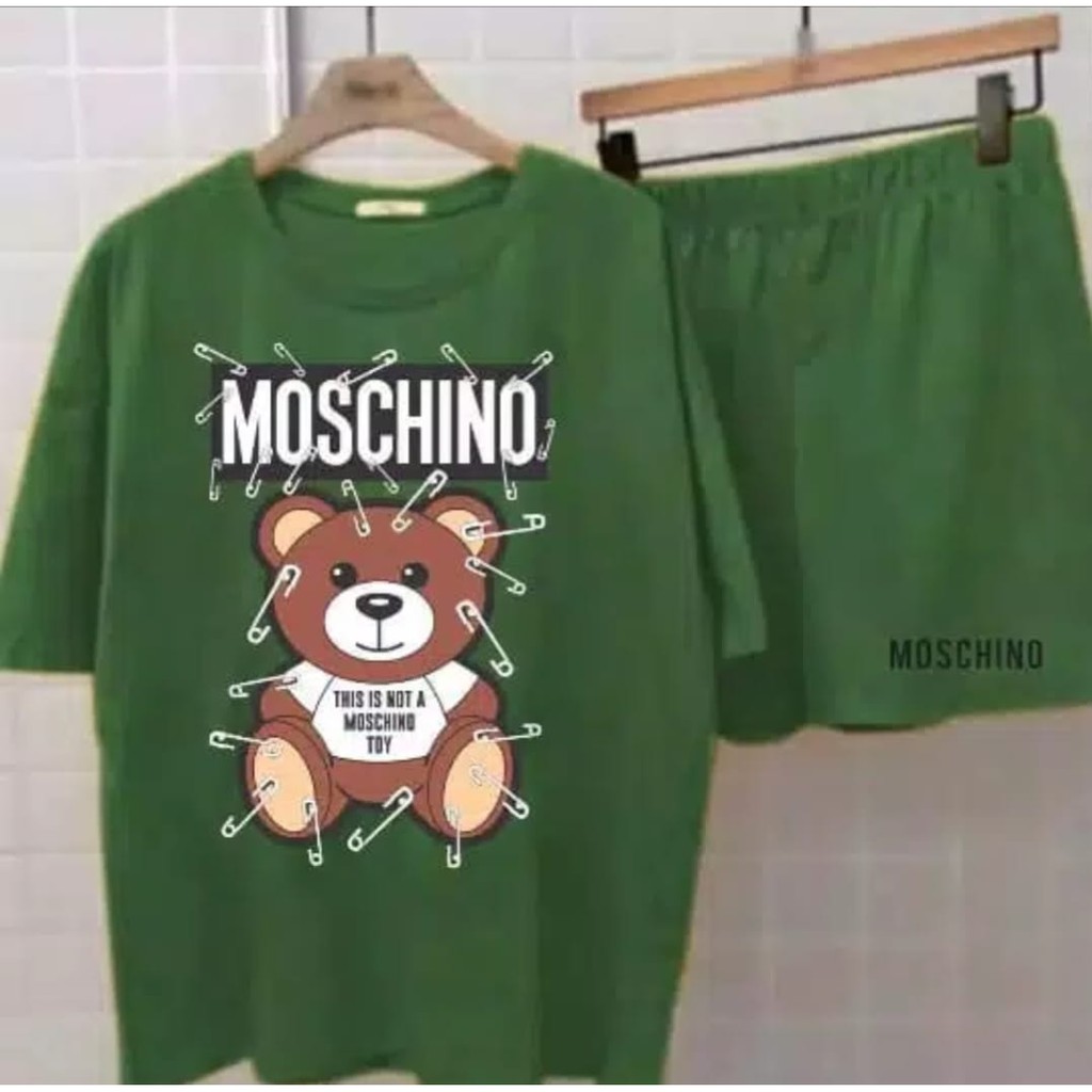 VGN - SETELAN MOSCHINO PENITI BEAR / PAKAIAN WANITA