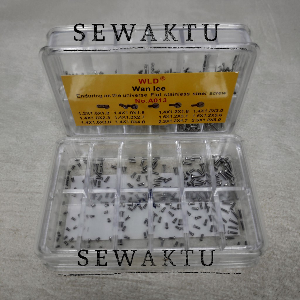 BAUT MESIN JAM TANGAN BAUT KECIL BAUT HALUS 1 SET