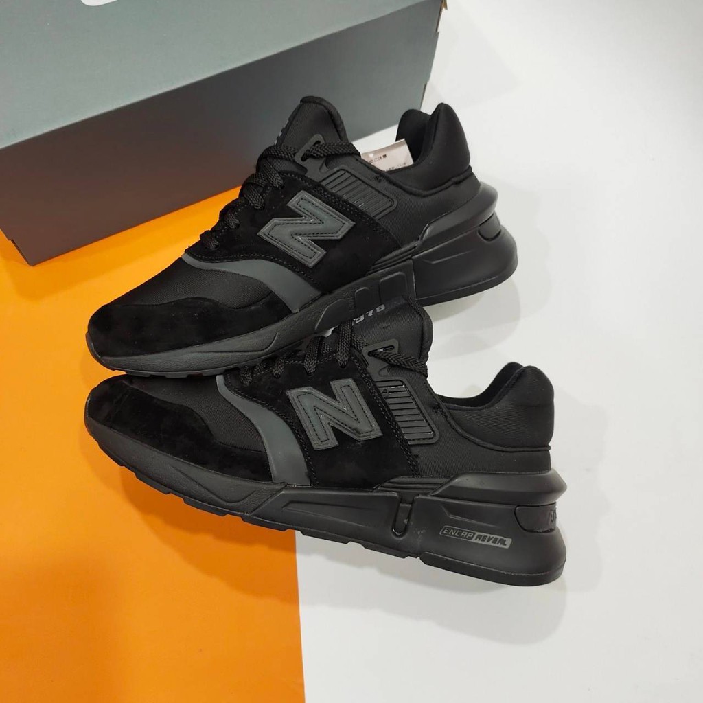 Sepatu Sneakers Pria Murah Import New Balence 997s Full Black | Sepatu Pria Sneakers Tali