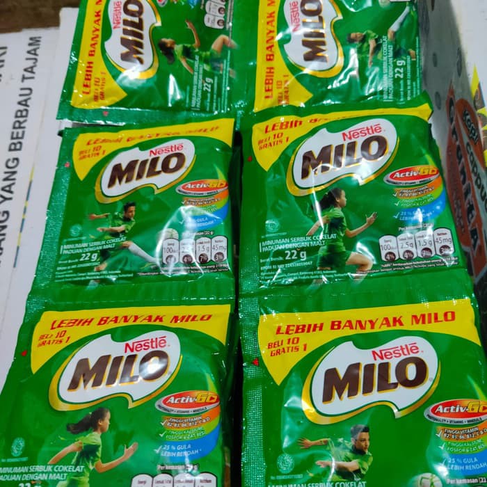 

Milo Renceng 22 gr isi 10 sachet / RENCENG