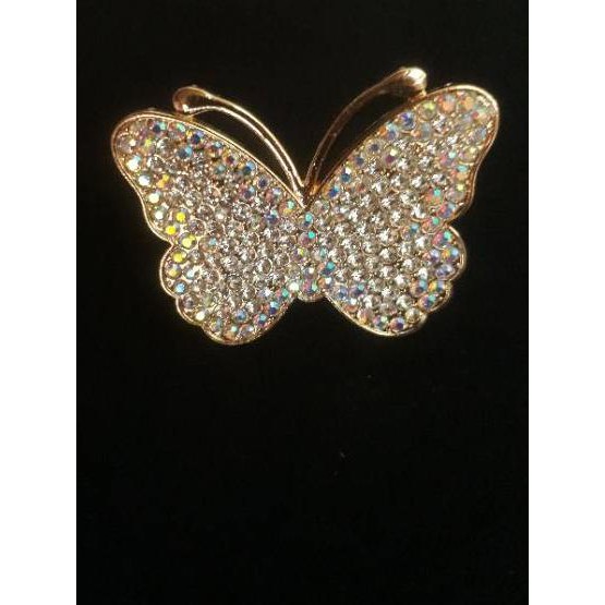 ZIZ Ring hijab permata diamond imitasi model hellokitty/bros ring cincin jilbab miki kupu-kupu apel