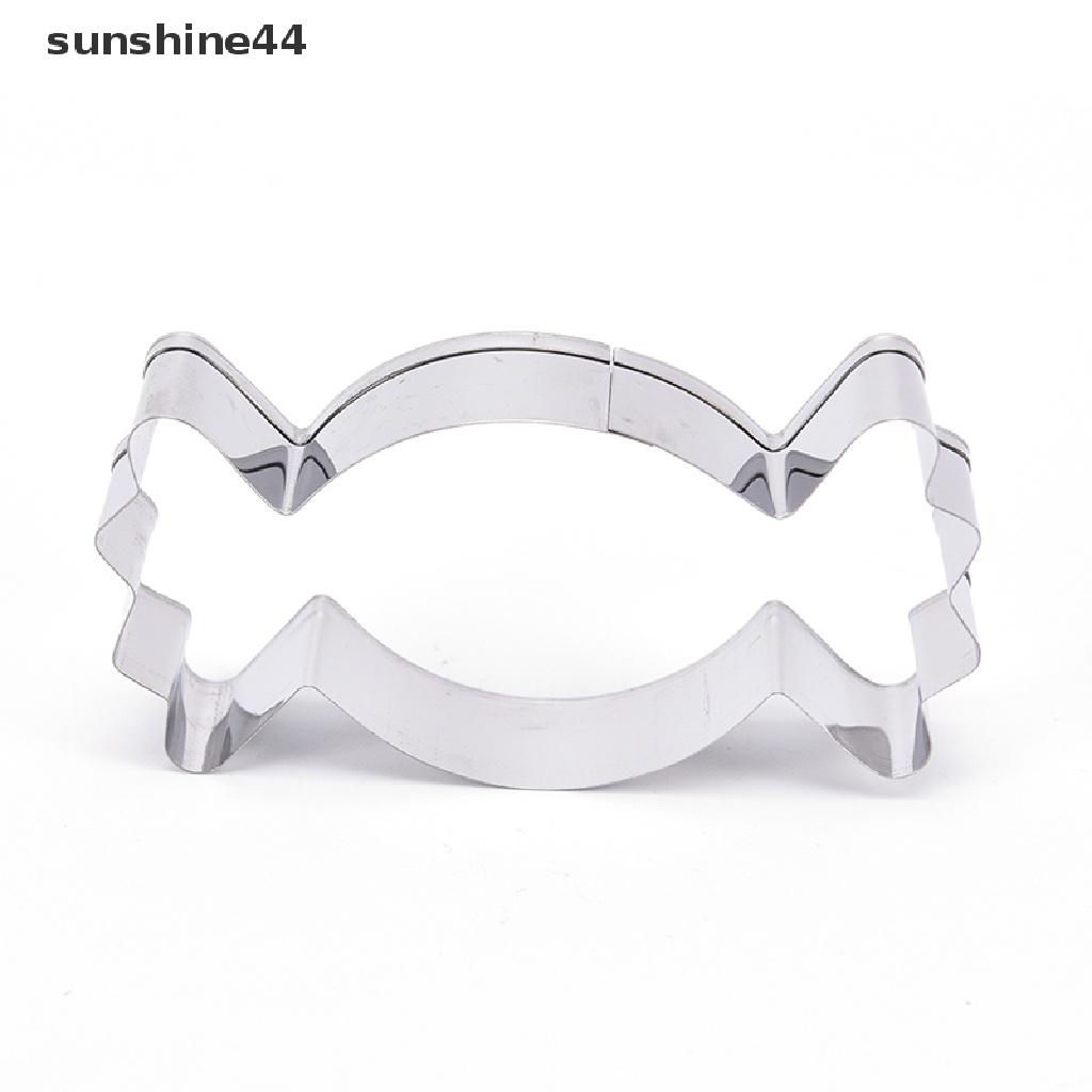 Sunshine Cetakan Kue / Biskuit Bentuk Permen Bahan stainless steel