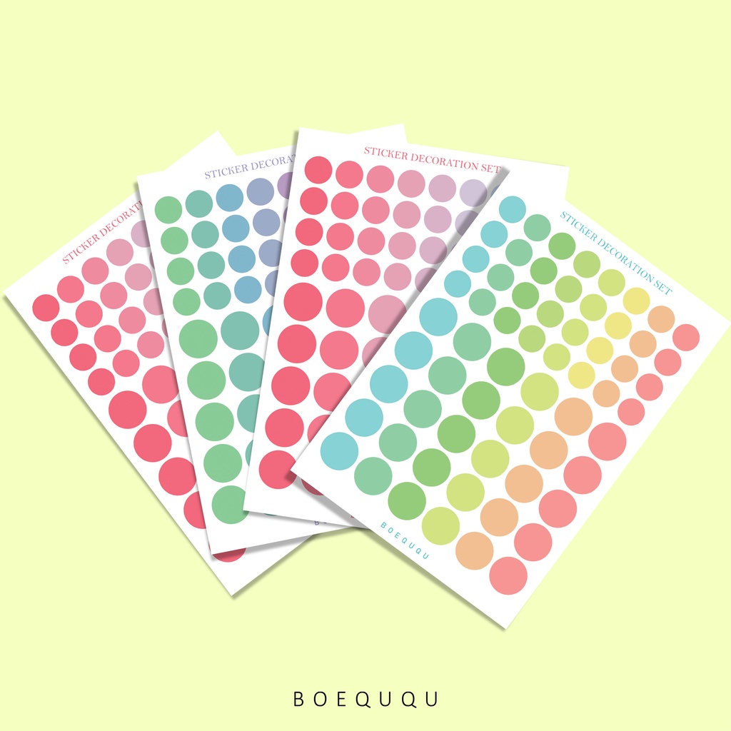 

Ready Sticker Journal / Sticker Aesthetic / Stiker Buku Catatan Bisa Pilih Warna / Stiker Tinggal Tempel / Sticker Chromo