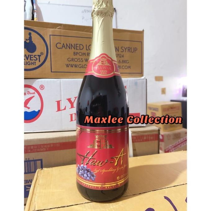 

Diskon HAW A RED SPARKLING GRAPE JUICE 750 ml NON ALKOHOL Diskon